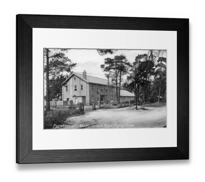 Framed Print : Headquarters of the Royal Flying Corps at Farnborough Framed Print : Headquarters of the Royal Flying Corps at Farnborough