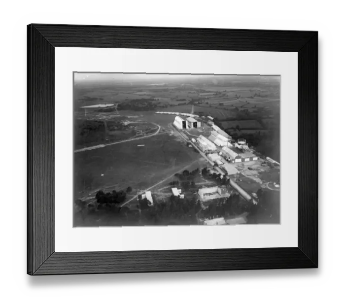Framed Print : The Royal Aircraft Factory Farnborough from Beta at 600ft Framed Print : The Royal Aircraft Factory Farnborough from Beta at 600ft