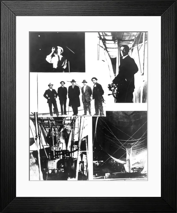 Framed Print : The crew of the America Framed Print : The crew of the America