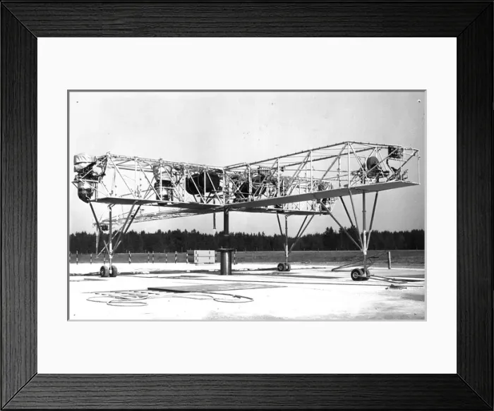 Framed Print : The first Do31 hovering rig Framed Print : The first Do31 hovering rig