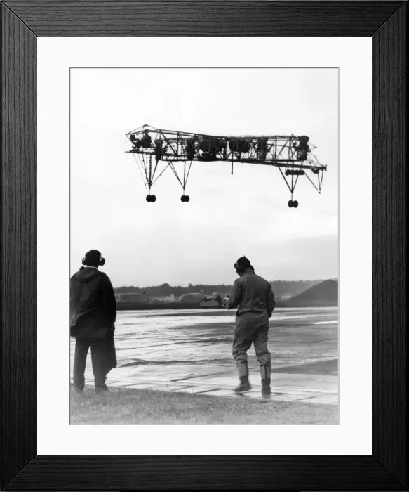 Framed Print : The first Do31 hovering rig Framed Print : The first Do31 hovering rig