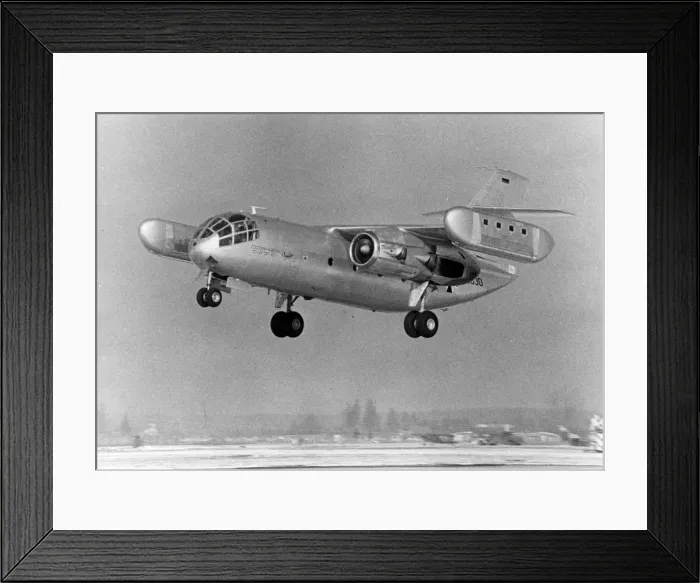 Framed Print : The first Dornier Do31E experimental V / STOL transport D-9530 Framed Print : The first Dornier Do31E experimental V / STOL transport D-9530
