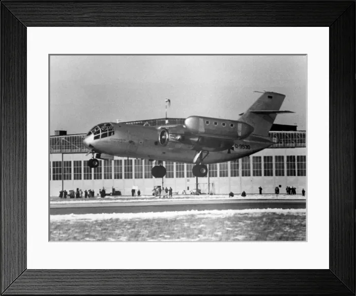 Framed Print : The first Dornier Do31E experimental V / STOL transport D-9530 Framed Print : The first Dornier Do31E experimental V / STOL transport D-9530