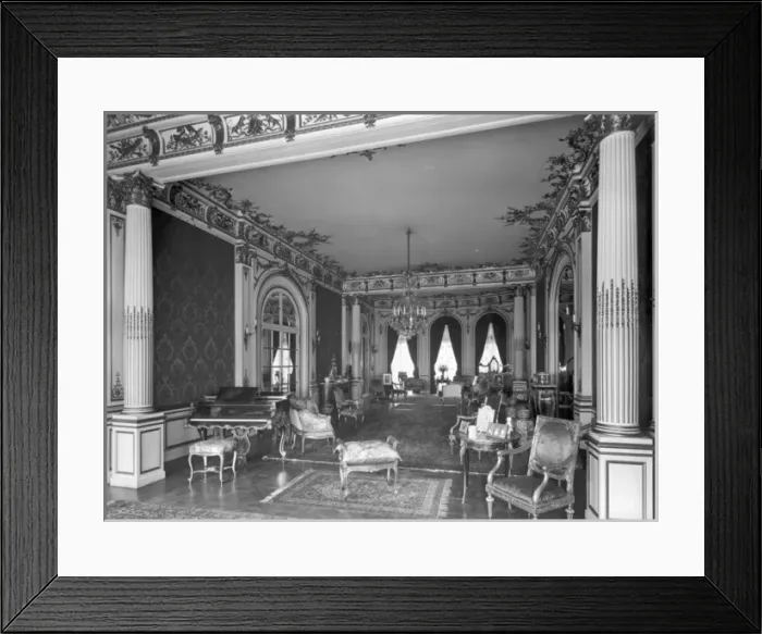 Framed Print : Leonard Albus 1909 drawing room Framed Print : Leonard Albus 1909 drawing room