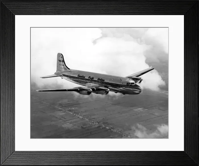 Framed Print : Canadair C-4-1 CF-CPP Empress of Hong Kong Framed Print : Canadair C-4-1 CF-CPP Empress of Hong Kong