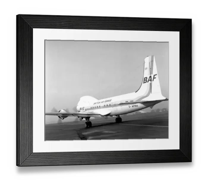 Framed Print : Aviation Traders ATL-98 Carvair G-APNH Menai Bridge Framed Print : Aviation Traders ATL-98 Carvair G-APNH Menai Bridge