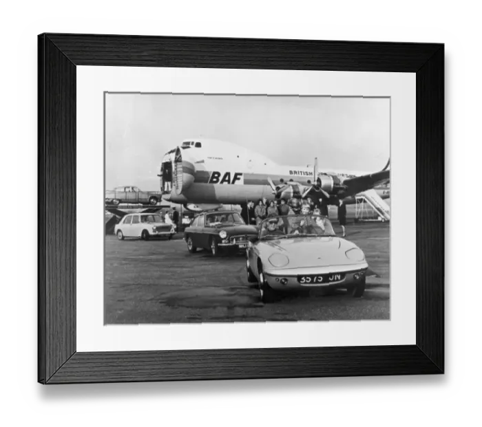 Framed Print : Aviation Traders ATL-98 Carvair G-ASKN Pont DAvignon Framed Print : Aviation Traders ATL-98 Carvair G-ASKN Pont DAvignon