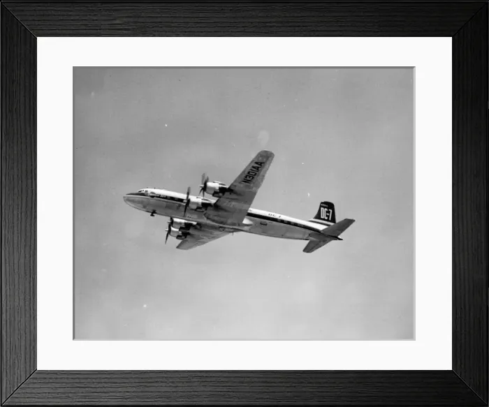 Framed Print : The first Douglas DC-7 N301a Framed Print : The first Douglas DC-7 N301a