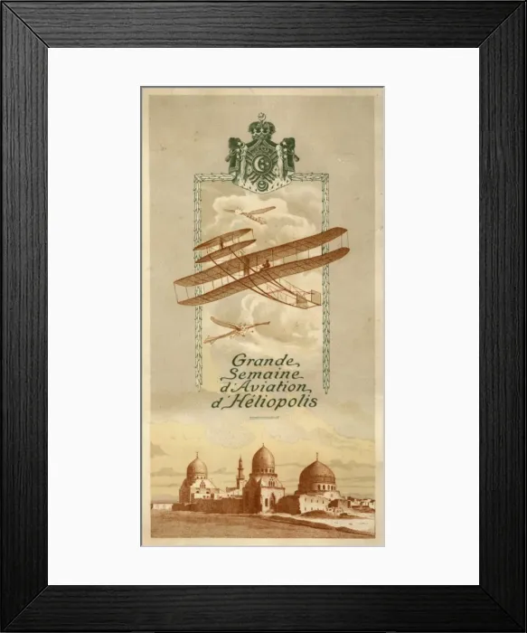 Framed Print : The Grande Semaine dAviation meeting held at Heliopolis Framed Print : The Grande Semaine dAviation meeting held at Heliopolis