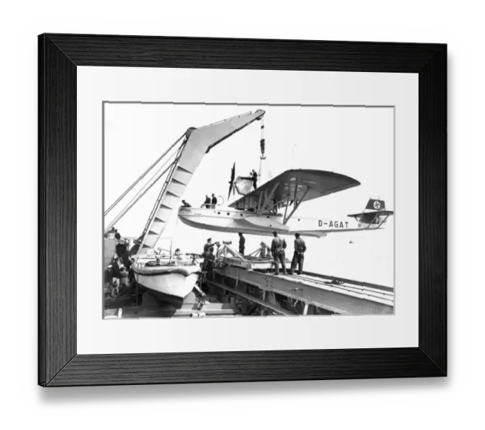 Framed Print : Dornier DoJ IIfBos Wal D-AGAT Boreas of Lufthansa Framed Print : Dornier DoJ IIfBos Wal D-AGAT Boreas of Lufthansa