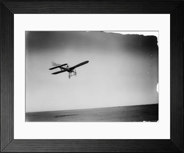 Framed Print : Jacques Balsan in a Bleriot XI Framed Print : Jacques Balsan in a Bleriot XI