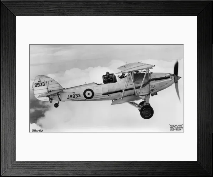 Framed Print : Hawker Hart J9933 - modified Framed Print : Hawker Hart J9933 - modified