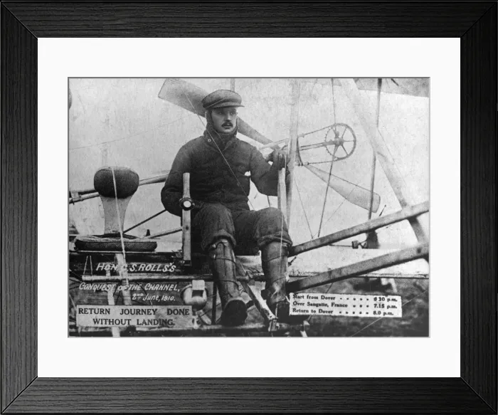 Framed Print : The Hon Charles Stewart Rolls (1877-1910) Framed Print : The Hon Charles Stewart Rolls (1877-1910)