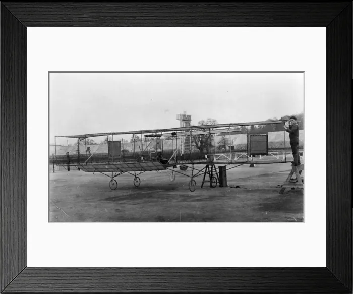 Framed Print : The Moore-Brabazon biplane at Brooklands