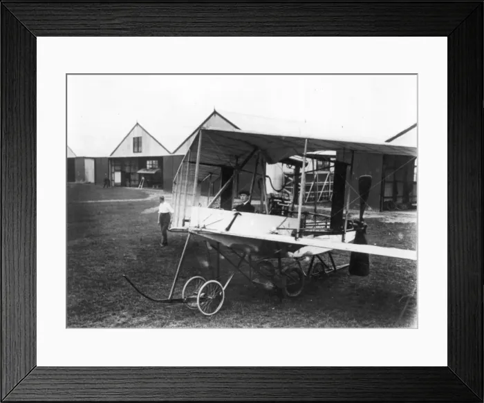 Framed Print : Dunne D5 two-seat tailless biplane of 1910 Framed Print : Dunne D5 two-seat tailless biplane of 1910