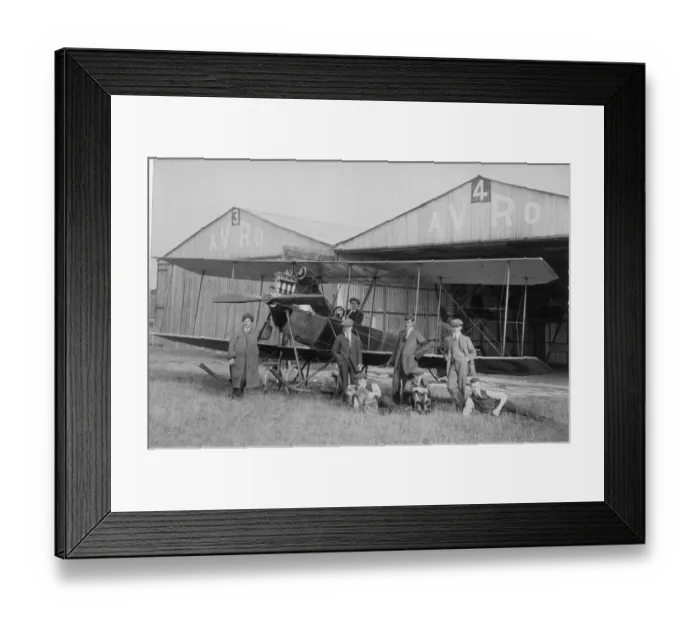 Framed Print : Avro Type D In the aircraft is Lusteed Framed Print : Avro Type D In the aircraft is Lusteed