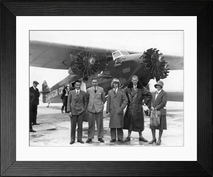 Framed Print : The 1930 transatlantic crew Framed Print : The 1930 transatlantic crew