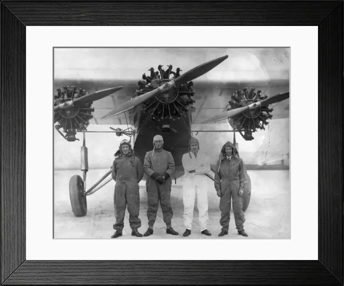 Framed Print : The 1930 transatlantic crew Framed Print : The 1930 transatlantic crew