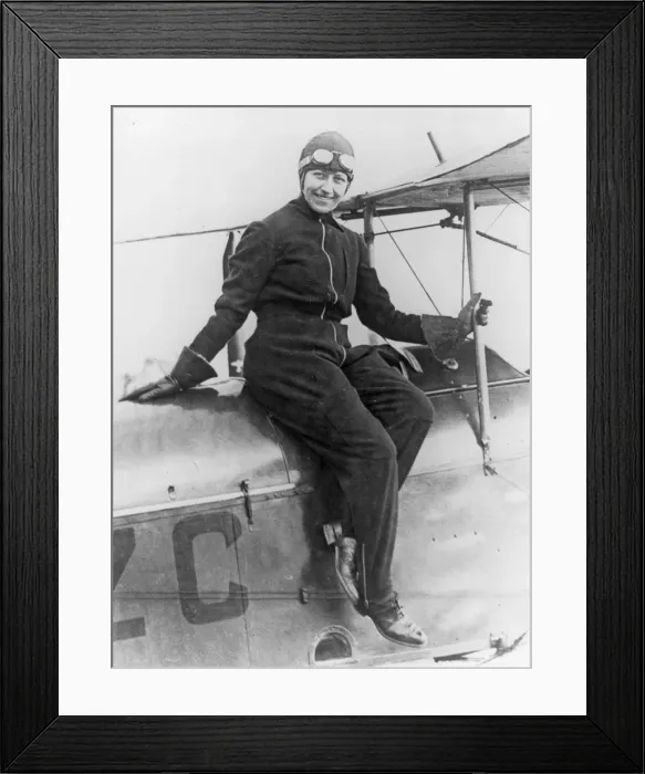 Framed Print : Amy Johnson 1903-1941 Framed Print : Amy Johnson 1903-1941