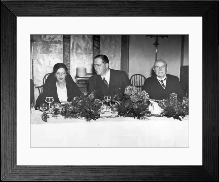 Framed Print : Amy Mollison was honoured at an official luncheon Framed Print : Amy Mollison was honoured at an official luncheon