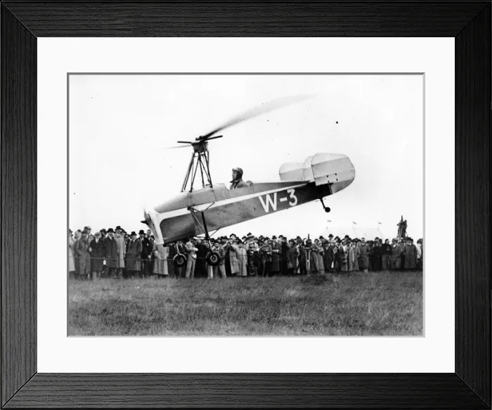 Framed Print : Weir W-3 autogiro