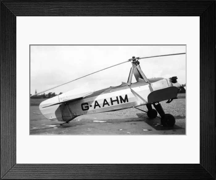Framed Print : Avro 620 Cierva C19 MkIV G-aHM Framed Print : Avro 620 Cierva C19 MkIV G-aHM