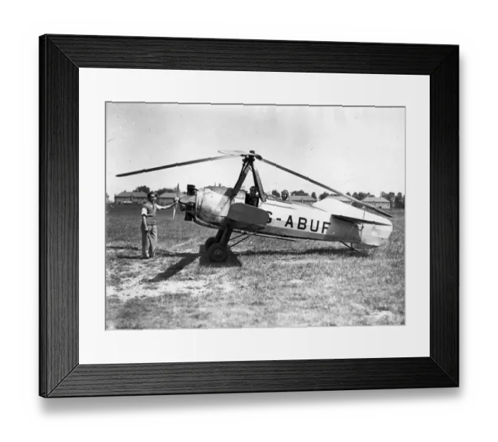 Framed Print : Avro 620 Cierva C19 MkIVP G-ABUF Framed Print : Avro 620 Cierva C19 MkIVP G-ABUF