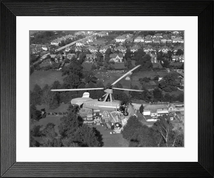 Framed Print : Avro 671 Cierva C30A G-ACWO Framed Print : Avro 671 Cierva C30A G-ACWO