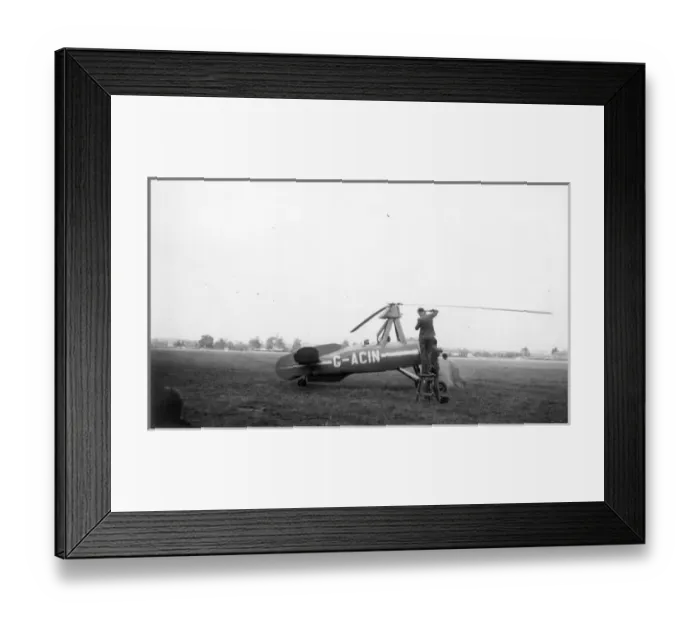 Framed Print : Avro 671 Cierva C30P G-ACIN Framed Print : Avro 671 Cierva C30P G-ACIN