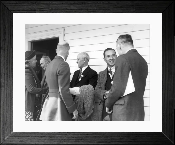 Framed Print : Dedication of the Wright Homestead at Greenfield Village Framed Print : Dedication of the Wright Homestead at Greenfield Village