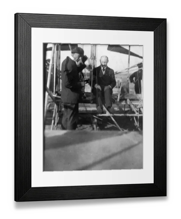 Framed Print : Major Baden Fletcher Smyth Baden-Powell and Wilbur Wright Framed Print : Major Baden Fletcher Smyth Baden-Powell and Wilbur Wright