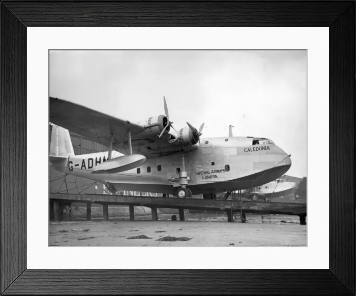 Framed Print : Short S23 Empire Flying Boat G-ADHM Caledonia Framed Print : Short S23 Empire Flying Boat G-ADHM Caledonia