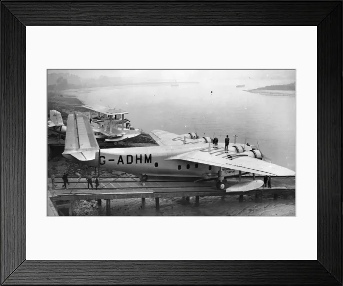 Framed Print : Short S23 Empire Flying Boat G-ADHM Caledonia Framed Print : Short S23 Empire Flying Boat G-ADHM Caledonia
