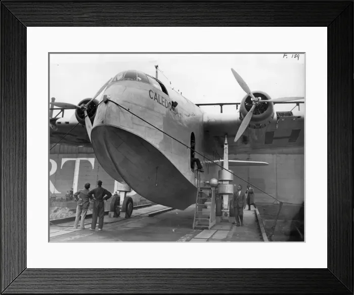 Framed Print : Short S23 Empire Flying Boat G-ADHM Caledonia Framed Print : Short S23 Empire Flying Boat G-ADHM Caledonia