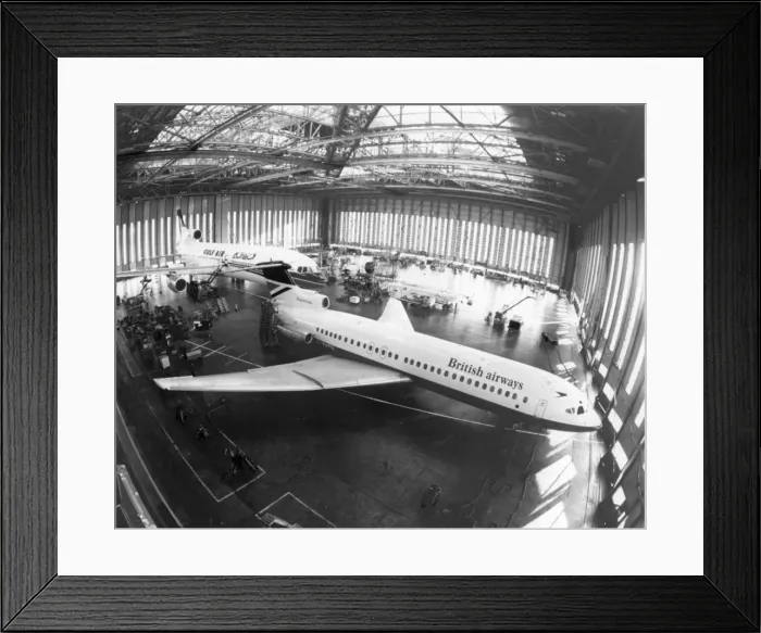 Framed Print : Hawker Siddeley HS121 Trident 2E G-AVFG Framed Print : Hawker Siddeley HS121 Trident 2E G-AVFG