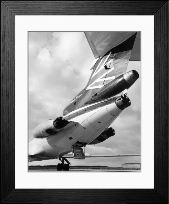 Framed Print : Rear fuselage of a Hawker Siddeley HS121 Trident 3B Framed Print : Rear fuselage of a Hawker Siddeley HS121 Trident 3B