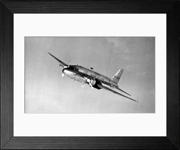 Framed Print : Vickers Type 628 Viking 1B OY-DLA Alf Viking Framed Print : Vickers Type 628 Viking 1B OY-DLA Alf Viking