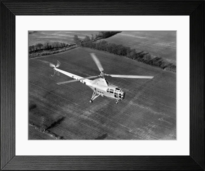 Framed Print : The first prototype Westland Dragonfly 1A G-AKTW Framed Print : The first prototype Westland Dragonfly 1A G-AKTW