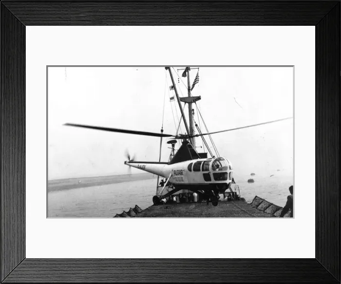 Framed Print : Westland Sikorsky S-51 G-AJOV Sir Lamorak of Autair Framed Print : Westland Sikorsky S-51 G-AJOV Sir Lamorak of Autair