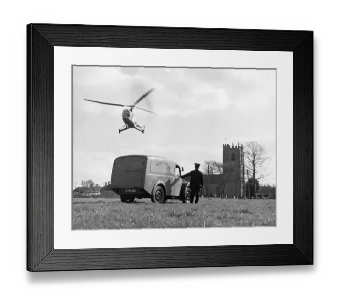 Framed Print : Westland Sikorsky S-51 G-AKCU of BEA Framed Print : Westland Sikorsky S-51 G-AKCU of BEA