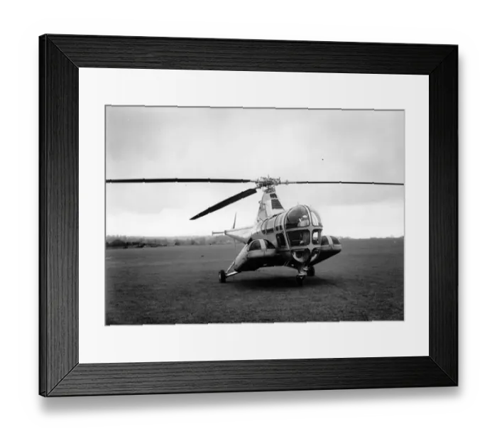Framed Print : Westland Dragonfly with stretcher panniers Framed Print : Westland Dragonfly with stretcher panniers
