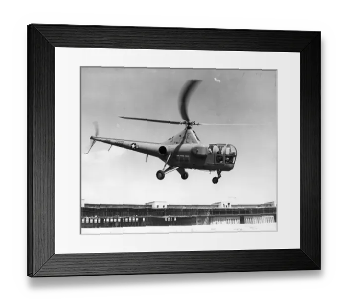Framed Print : Sikorsky S-51 92008 of the USAF in Berlin 1950 Framed Print : Sikorsky S-51 92008 of the USAF in Berlin 1950