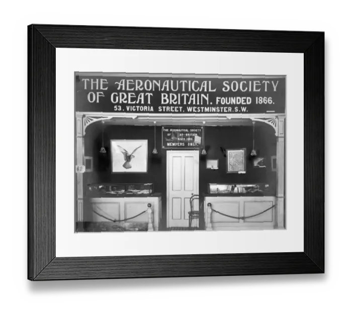 Framed Print : Aeronautical Society of Great Britains stand Framed Print : Aeronautical Society of Great Britains stand