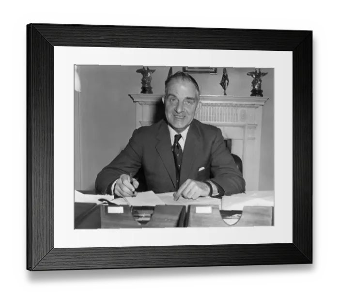 Framed Print : Dr Archie Merton Ballantyne OBE HonFRAeS (1908-1977)