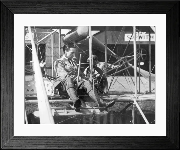 Framed Print : Thomas Octave Murdoch Sopwith (1888-1989) Framed Print : Thomas Octave Murdoch Sopwith (1888-1989)