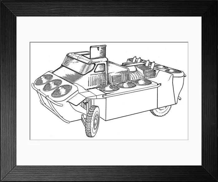 Framed Print : The BAC P35 Jumping Jeep proposal Framed Print : The BAC P35 Jumping Jeep proposal