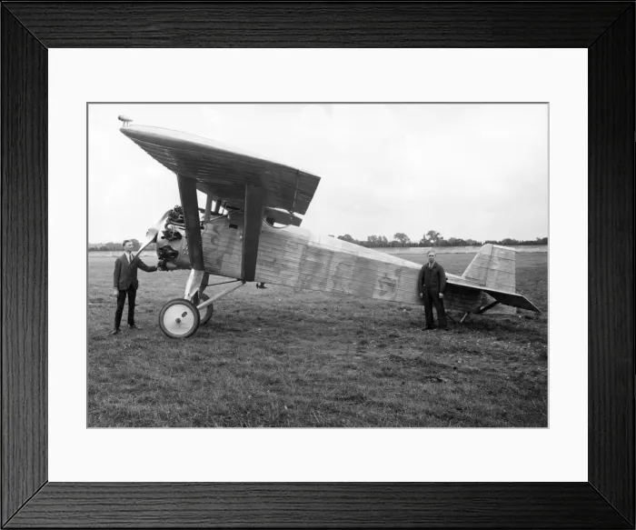 Framed Print : Vickers 121 Wibault Scout at Brooklands Framed Print : Vickers 121 Wibault Scout at Brooklands