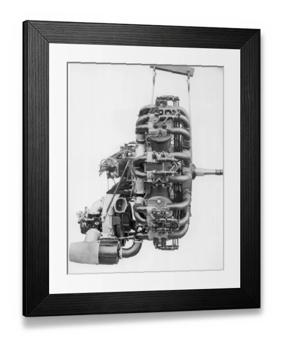 Framed Print : Bristol Orion 9-cylinder radial - Starboard side view Framed Print : Bristol Orion 9-cylinder radial - Starboard side view