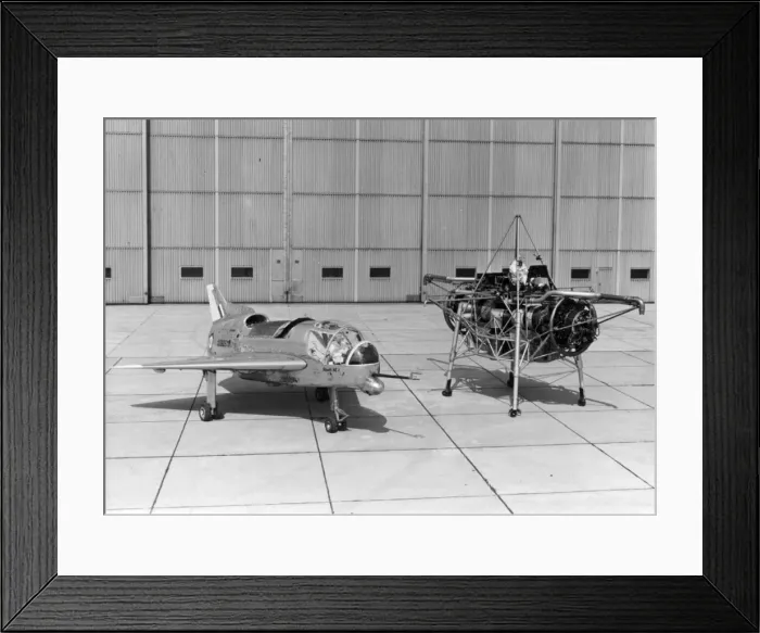 Framed Print : Short SC1 XG905 and Rolls Royce Flying Bedstead Framed Print : Short SC1 XG905 and Rolls Royce Flying Bedstead