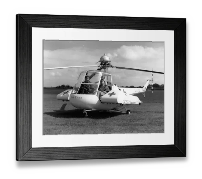 Framed Print : Saro Skeeter 6 G-AMTZ shown at the 1957 SBAC show Framed Print : Saro Skeeter 6 G-AMTZ shown at the 1957 SBAC show